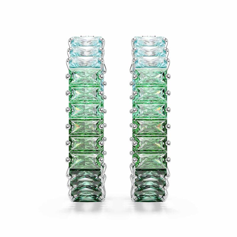 Swarovski Matrix Hoop Earrings image number 3